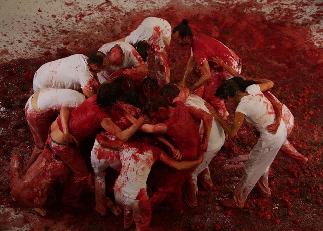 Hermann Nitsch, ‘155. Aktion, 1.9.2018, Nitsch Museum Mistelbach, Fotograf: Daniel Feyerl’, 2018, Galerie Elisabeth & Klaus Thoman