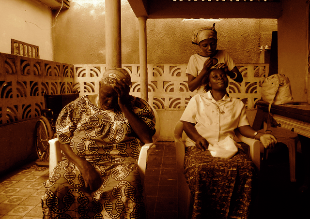 Moridja Kitenge, ‘La maison des pauvres 1’, ca. 2010, The Print Atelier