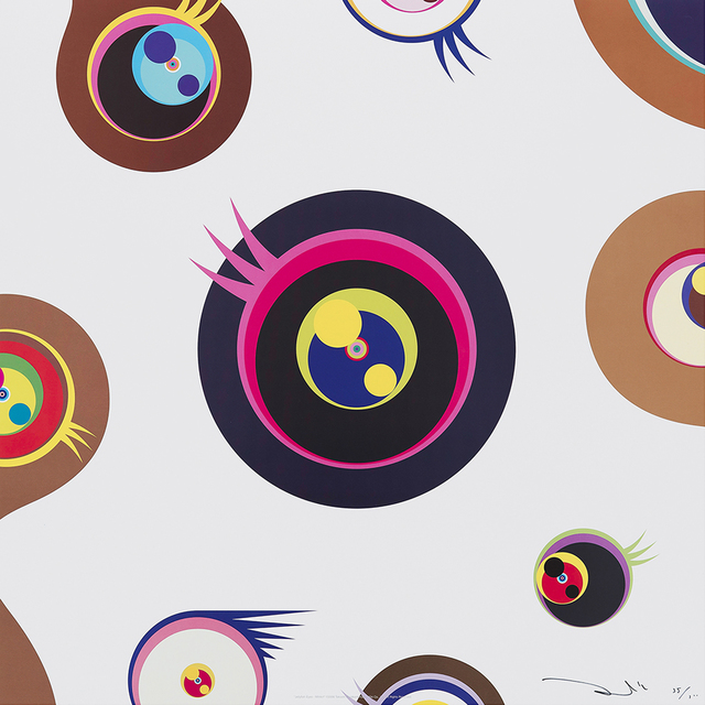Takashi Murakami, ‘Jellyfish Eyes - White 1 ’, 2006, Print, Mixed Media Print, Galerie Raphael