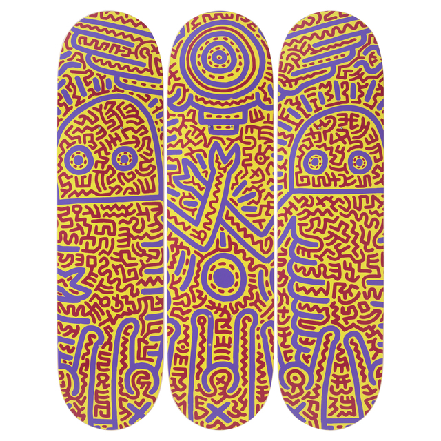 Keith Haring, ‘Untitled (1984) Skateboard Decks’, 2019, Design/Decorative Art, 7-ply Canadian Maplewood with screen-print, Artware Editions