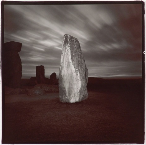 Richard Misrach, ‘Stonehenge #4’, 1976, Photography, Vintage split-tone print, Robert Mann Gallery