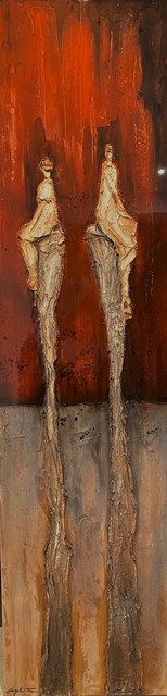 Sylvain Tremblay, ‘Duo en Haute Sphere’, 2020, Mixed Media, Mixed Media on Canvas, Thompson Landry Gallery