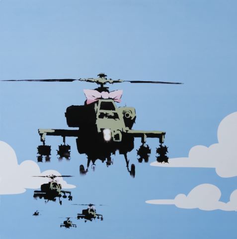 Banksy, ‘Dirty Funker Flat Beat (Happy Choppers)’, 2000-2010, NextStreet Gallery