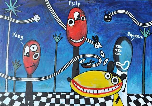 M.S. BASTIAN & ISABELLE L., ‘Päng Pulp + Squeeze’, 1996-2017, Painting, GALERIE URS REICHLIN
