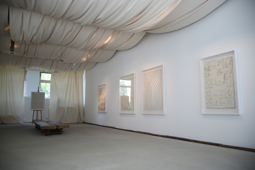 Installation view, Herbert Zangs, White is the loneliest colour, Engelage & Lieder, 2016 Installation view, Herbert Zangs, White is the loneliest colour, Engelage & Lieder, 2016