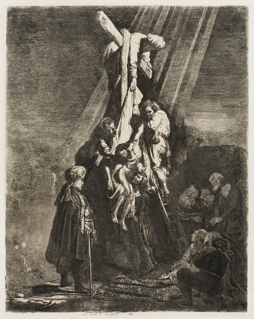 Descent from the cross rembrandt picture