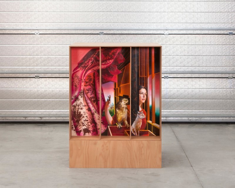Susanne Kühn & Inessa Hansch, Bildbox, 2014, wood and acrylic on wallboard, 130 x 100 x 120 cm Susanne Kühn & Inessa Hansch, Bildbox, 2014, wood and acrylic on wallboard, 130 x 100 x 120 cm