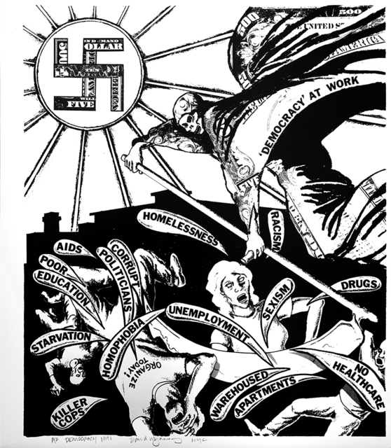 David Wojnarowicz, ‘Democracy’, 1990, ClampArt
