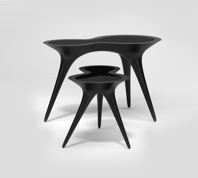 Timothy Schreiber, ‘Black Ice Tables’, 2014, Wexler Gallery