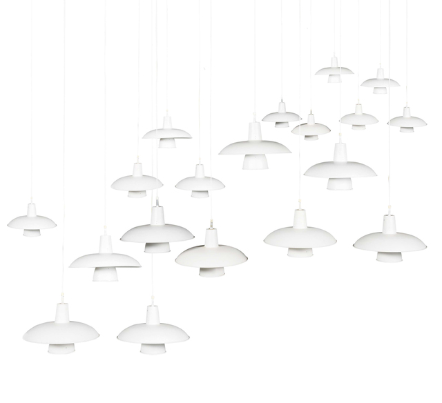 Poul Henningsen, ‘Set of 19 pendant lamps’, circa 1950, Aguttes