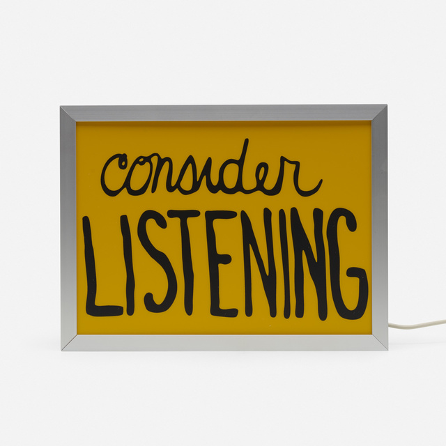 Sam Durant, ‘Consider Listening’, 2017, Rago/Wright