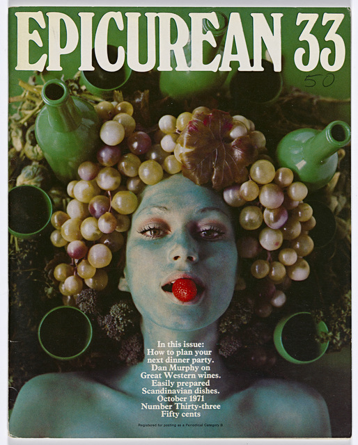 Les Mason, ‘Epicurean Magazine Cover Design Number 33’, 1971, National Gallery of Victoria