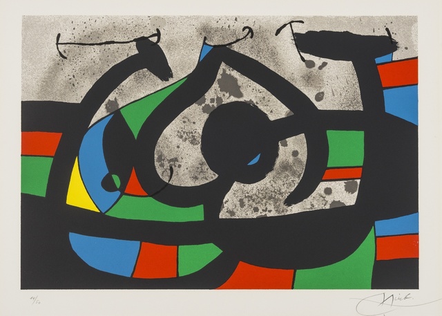 Joan Miró, ‘Plate 11 From Le Lezard aux Plumes d’or (Mourlot 815)’, 1975, Forum Auctions