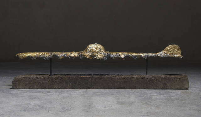 Riera i Aragó, ‘Golden Horizontal Submarine’, 2018, Matthew Liu Fine Arts