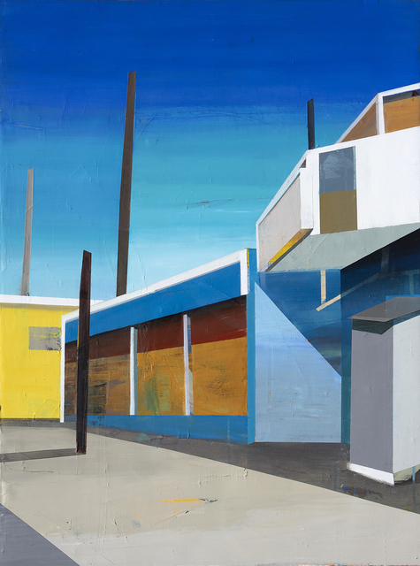 Siddharth Parasnis, ‘Cityscape #20’, 2020, Painting, Oil on canvas (framed), Sue Greenwood Fine Art