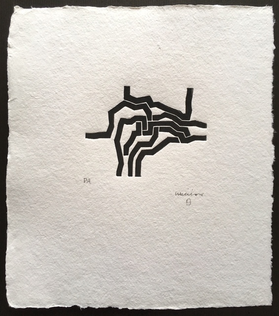 Eduardo Chillida, ‘Mas Alla’, 1973, Print, Xylograph, Galerie Céline Moine & LGFA