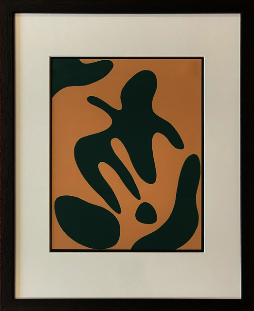 Hans Arp, ‘Composition in Green’, 1938, Print, Woodcut print on tan wove paper, Washington Color