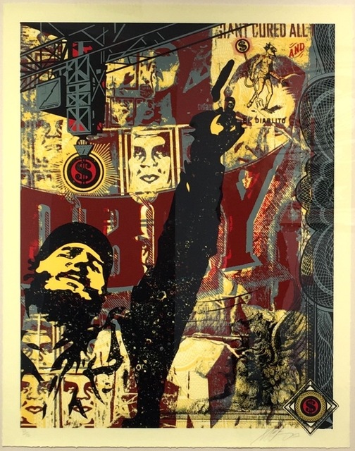 Shepard Fairey (OBEY), ‘Castro Collage, from This is Your God Series’, 2003, Gregg Shienbaum Fine Art
