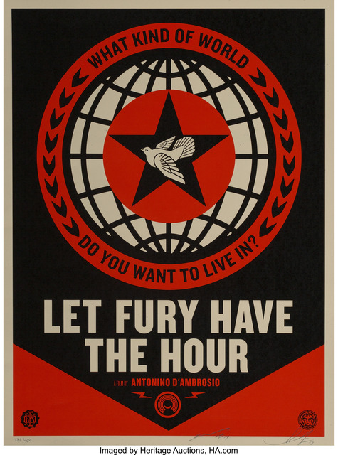 Shepard Fairey (OBEY), ‘Let Fury Have the Hour-Film Poster’, 2013, Heritage Auctions