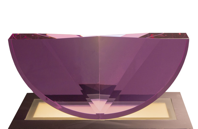 Tomáš Brzon, ‘Purple Tapered Semicircle’, 2018, Ai Bo Gallery