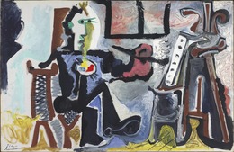 Pablo Picasso, ‘The Painter in his Studio (Le Peintre Dans Son Atelier)’, 1963, Yale University Art Gallery