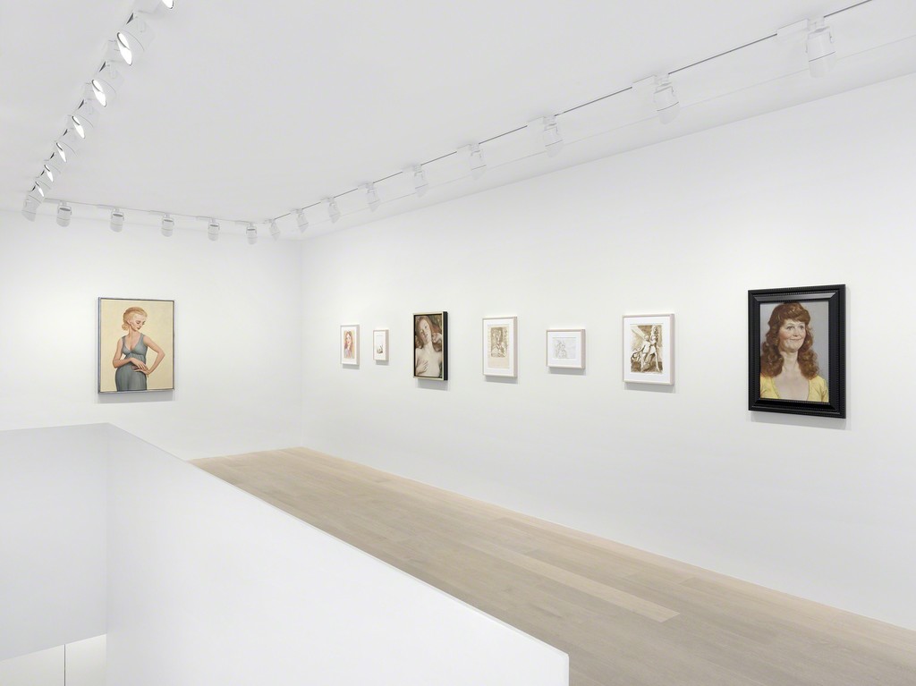 Installation view. Artwork © John Currin. Photo: Annik Wetter. Courtesy Gagosian. Installation view. Artwork © John Currin. Photo: Annik Wetter. Courtesy Gagosian.
