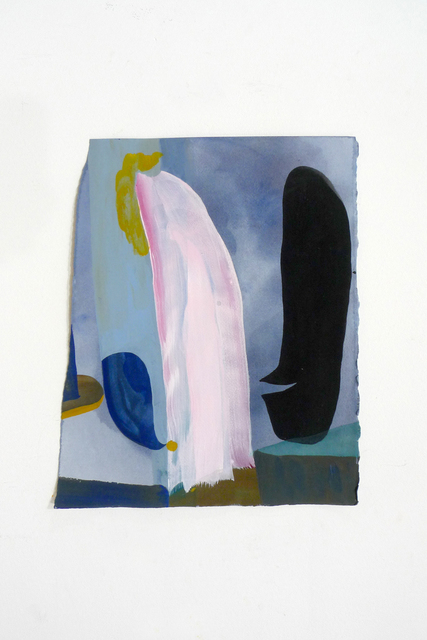 Keiko Narahashi, ‘untitled (pink slip)’, 2018, Drawing, Collage or other Work on Paper, Flashe and gouache on paper, Assembly Room
