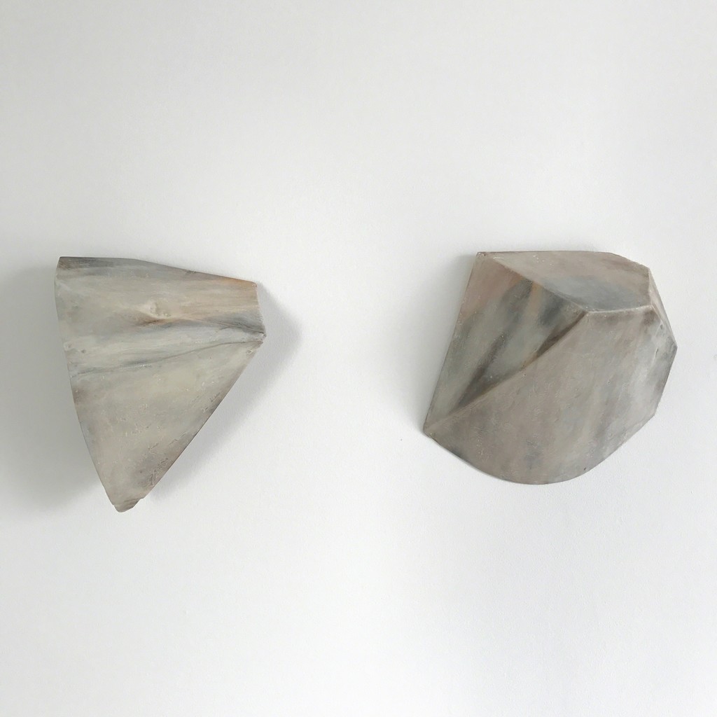 Shards (bone) - Wood, Marble dust and beeswax. Shards (bone) - Wood, Marble dust and beeswax.