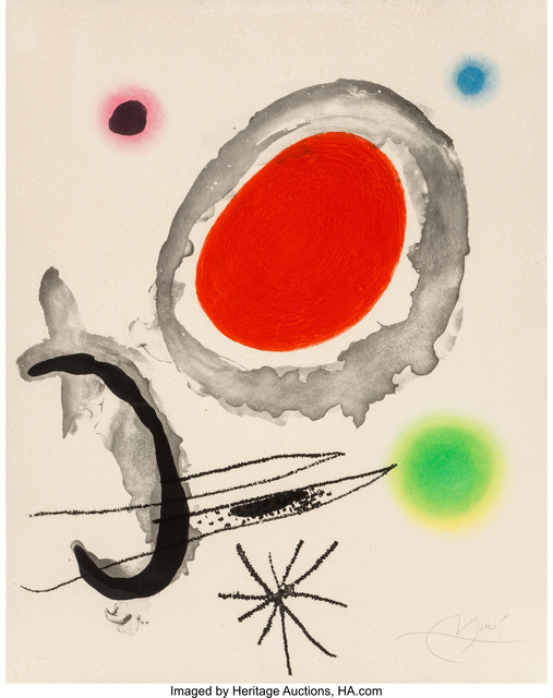 Joan Miró, ‘Oiseau entre deux astres’, 1967, Heritage Auctions