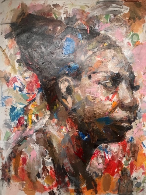 Julien Trésor Kandolo (KANDO), ‘Black is the color’, 2019, Painting, Acrylic on Canvas, Gugsa Black Arts Collective