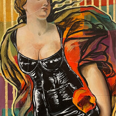 Gabriel Martin Roig, Lady in Vinyl Dress (2024)