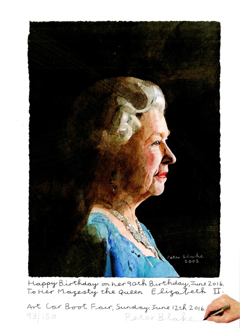 Peter Blake, ‘To Her Majesty, Queen Elizabeth II’, 2016, Alpha 137 Gallery