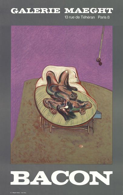 Francis Bacon-Galerie Lelong-1987 Poster