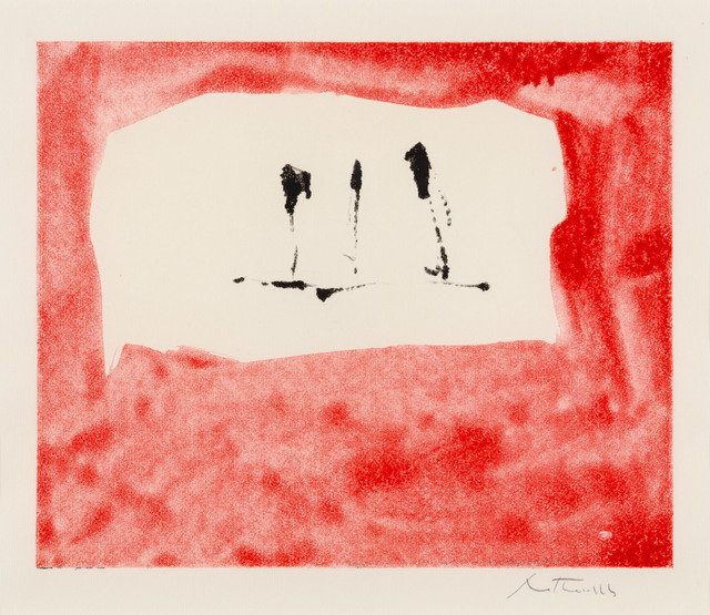 Robert Motherwell, ‘Untitled (Phoenician Red)’, 1976, Print, Monotype in colors on wove paper, Galerie d'Orsay