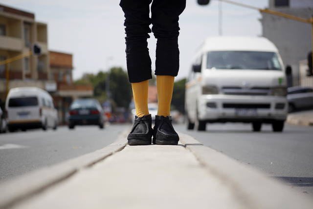Thusi Vukani & Sparks Napoli, ‘Eskhaleni: In the Space (Yellow Socks)’, 2019, David Krut Projects