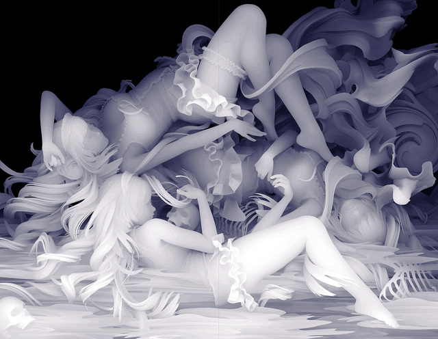 Kazuki Takamatsu, ‘Drawing Of We Were Already Exhausted’, 2018, Corey Helford Gallery