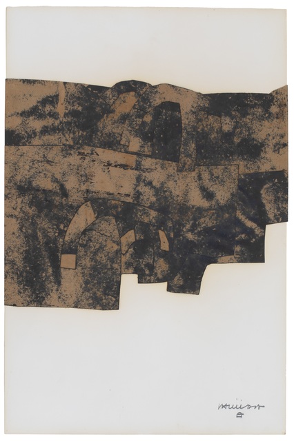 Eduardo Chillida, ‘Untitled ’, 1971 , Drawing, Collage or other Work on Paper, Mixed Media Collage on paper, Galerie F. Hessler