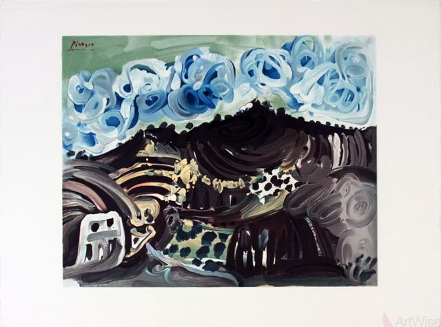 Pablo Picasso, ‘Vue Depuis L'Atelier De L'Artiste’, 1980, Print, Stone Lithograph, ArtWise