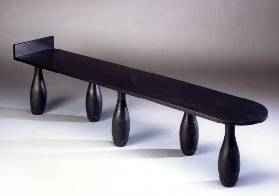 Elizabeth Garouste and Mattia Bonetti, ‘Bench 'Skittles'’, 1994, David Gill Gallery