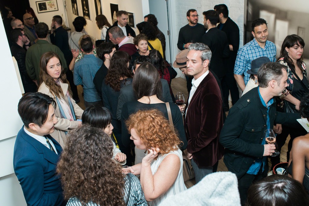 During reception of Hugo Alonso past May 2017 at Galerie Youn During reception of Hugo Alonso past May 2017 at Galerie Youn