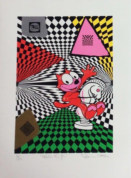 Ronnie Cutrone, ‘White Knight’, Print, Lithography in colours on paper, DIGARD AUCTION