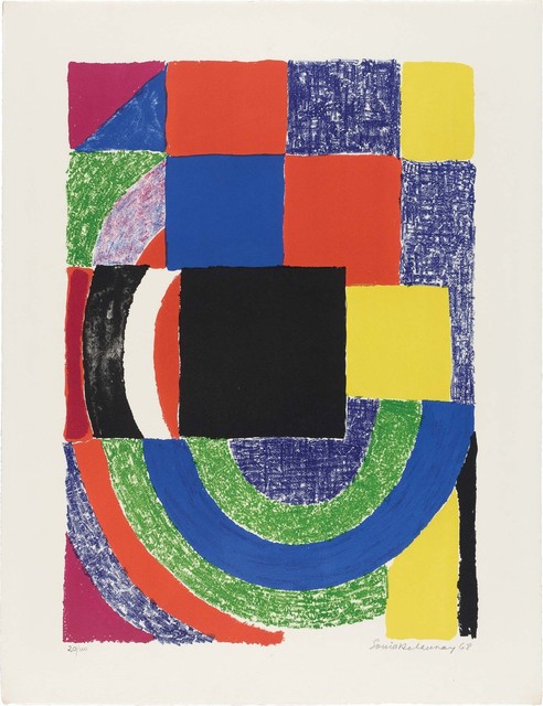 Sonia Delaunay, ‘CARRÉ NOIR’, 1968, Doyle