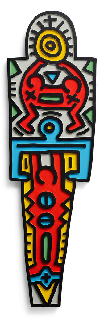 Keith Haring - Totem (Wood)