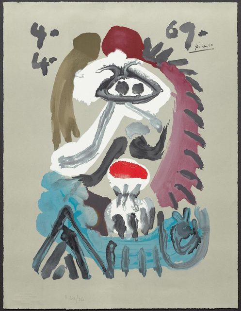 Pablo Picasso, ‘From: Portraits imaginaires’, 1969, Koller Auctions