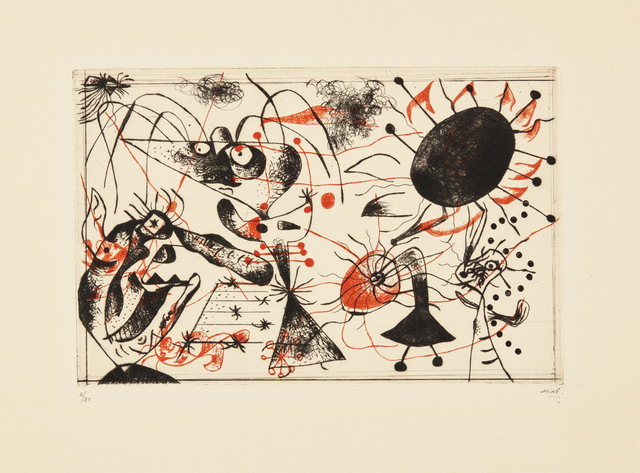 Joan Miró, ‘Série noire et rouge (Black and Red Series)’, 1938, Phillips