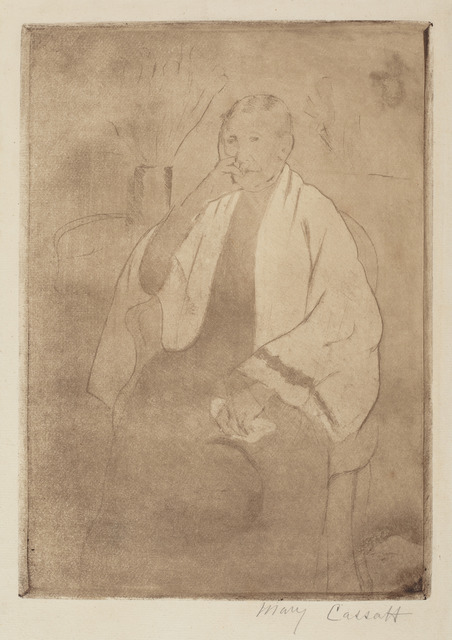 Mary Cassatt | Portrait of the Artist's Mother (ca. 1889) | Artsy