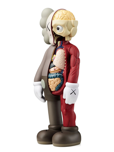 KAWS, ‘KAWS Brown Flayed Companion 2016 (KAWS flayed brown companion)’, 2016, Sculpture, Painted Vinyl Cast Resin figure, Lot 180
