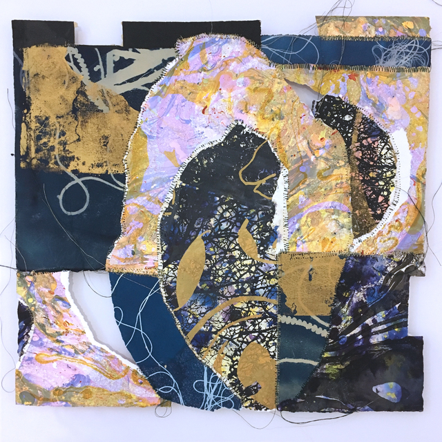 Loren Abbate, ‘Unencumbered’, 2018, Drawing, Collage or other Work on Paper, Hand embellished serigraph, Deep Space Gallery