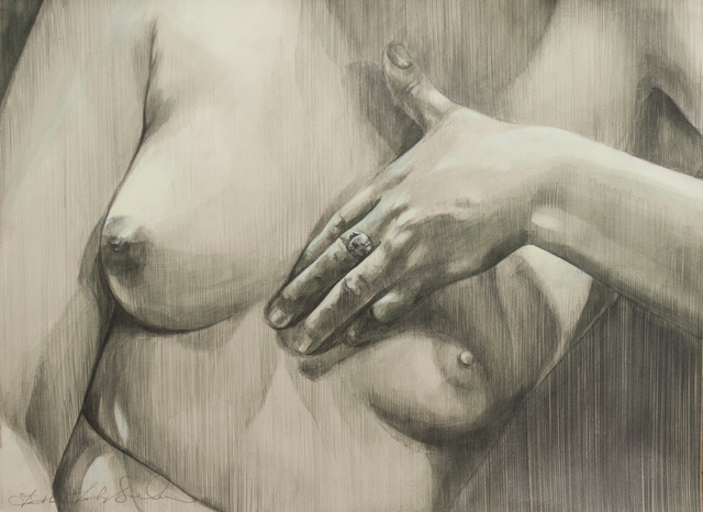 FAITH XLVII, ‘The La Salpetriere School VI’, 2016, Drawing, Collage or other Work on Paper, Graphite and ink on archival paper, framed in black, Fabien Castanier Gallery