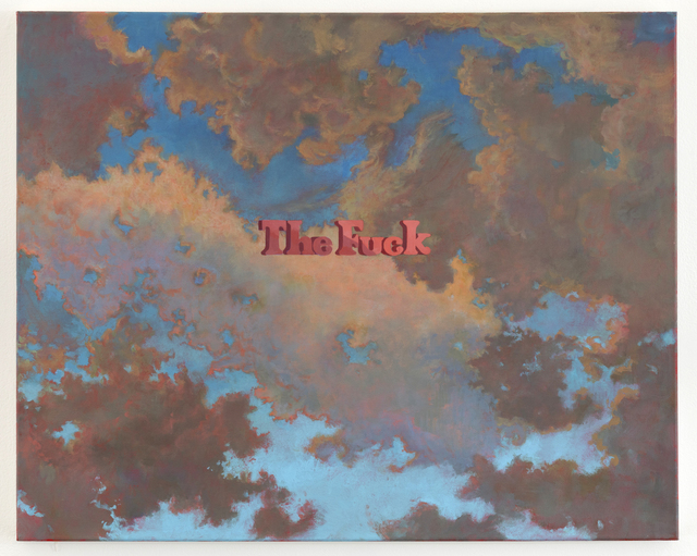 Wayne White, ‘The Fuck’, 2019, Painting, Acrylic on canvas, Joshua Liner Gallery